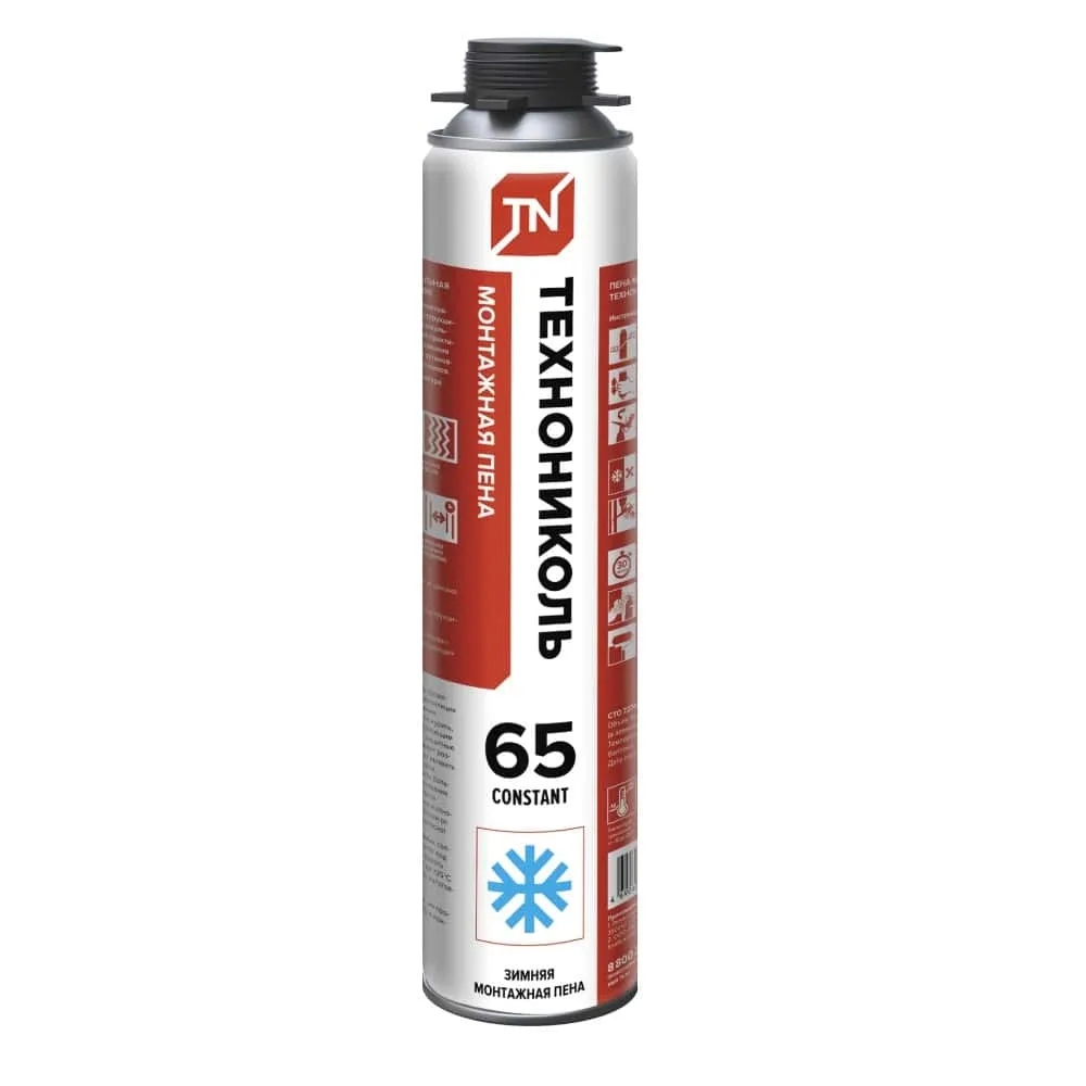 Зимняя монтажная пена ТЕХНОНИКОЛЬ 65 CONSTANT